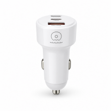 Автомобільний зарядний пристрій WUW-C244 USB20W+PD20W+PD15W White (C244W)