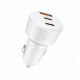 Автомобільний зарядний пристрій WUW-C244 USB20W+PD20W+PD15W White (C244W)
