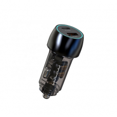 Автомобільний зарядний пристрій WUW-T103C PD 30W +QC 3.0 18W black (6978749570440)