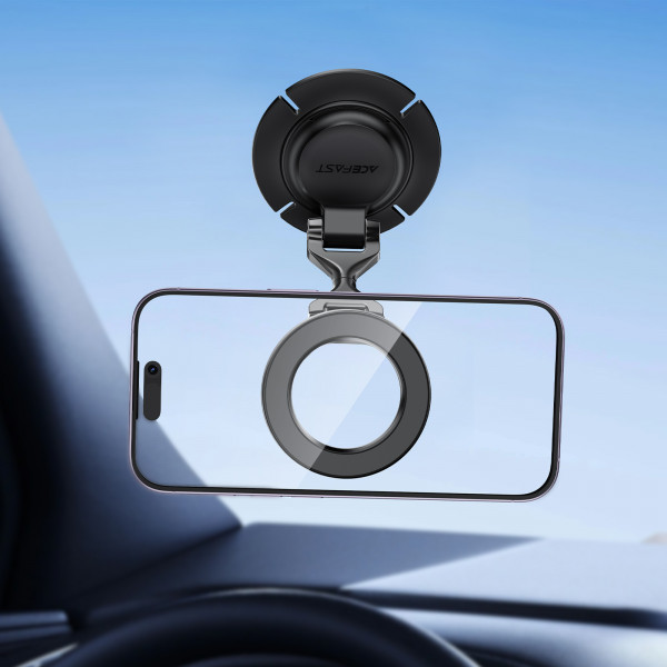 Автотримач для телефона ACEFAST D64 magnetic folding car holder, Black (6974316286332)
