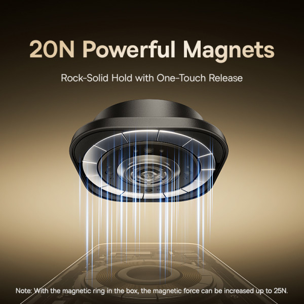 Автотримач для телефона Baseus PrimeTrip C03s Magnetic Car Mount (Stick-on Type, Cosmic Black) (C0013701)