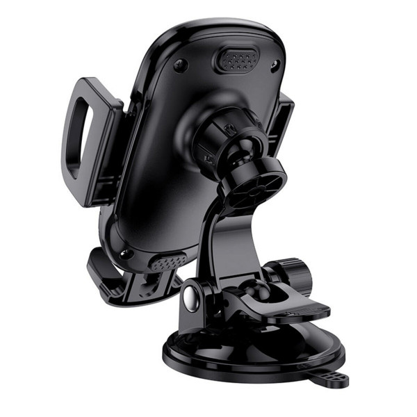 Автотримач для телефона BOROFONE BH37 Route push type suction cup car holder Чорний