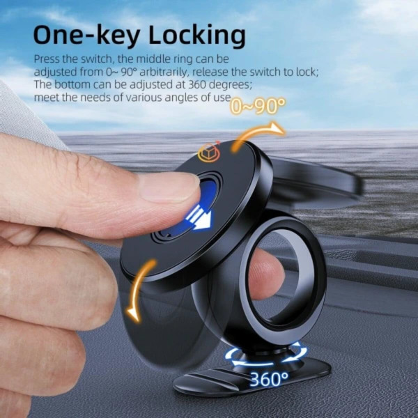 Автотримач для телефона Essager Mirrow Magnetic Phone Holder (Car Air-conditioner Vent Type) black (EZJCXC-JZY01)