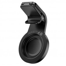 Автотримач для телефона HOCO H59 Show ring magnetic car holder (L air outlet) Black Metal Gray (6942007637596)