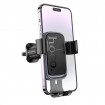 Автотримач для телефона HOCO H80 Vista gravity car holder (air outlet) Black Metal Gray (6942007647908)