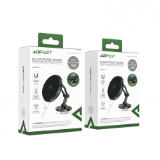 Автотримач для телефона з БЗП ACEFAST D30 magnetic folding wireless charging car holder Black (6974316283089)