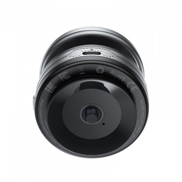 Автотримач для телефона з БЗП ACEFAST E29 electric Suction cup magnetic wireless charging holder Metal Gray (6974316284840)
