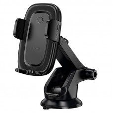 Автотримач для телефона з БЗП BOROFONE BH223 Follower push-type wireless fast charging car holder(center console) (6941991121319)