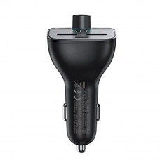 АЗП з FM-модулятором UGREEN CD229 FM&Bluetooth Transmitter&Car Charger + TF Slot Black