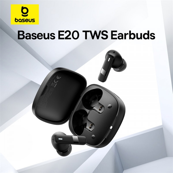 Бездротові навушники Baseus Bowie E20 True Wireless Earphones Cluster Black (A00069700113-00)