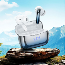 Бездротові навушники HOCO EQ16 Shine true wireless ANC+ENC Noise Червонийuction BT headset Блакитний glaze