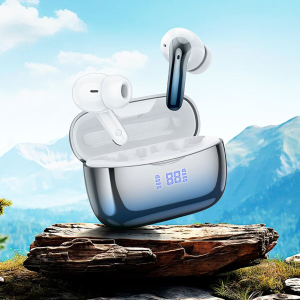 Бездротові навушники HOCO EQ16 Shine true wireless ANC+ENC Noise Червонийuction BT headset Блакитний glaze