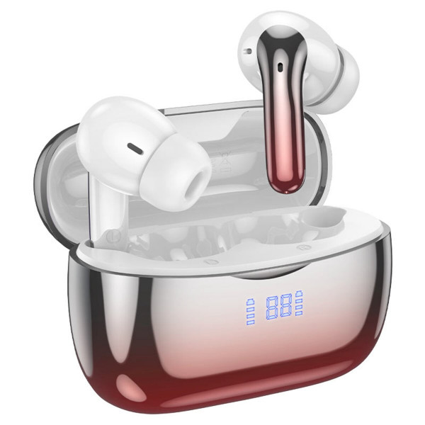 Бездротові навушники HOCO EQ16 Shine true wireless ANC+ENC Noise Reduction BT headset Red glaze