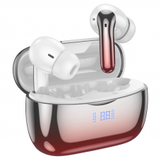 Бездротові навушники HOCO EQ16 Shine true wireless ANC+ENC Noise Reduction BT headset Red glaze