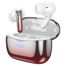 Бездротові навушники HOCO EQ16 Shine true wireless ANC+ENC Noise Reduction BT headset Red glaze