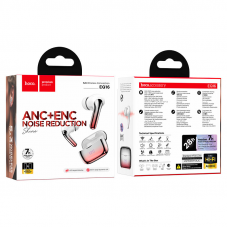 Бездротові навушники HOCO EQ16 Shine true wireless ANC+ENC Noise Reduction BT headset Red glaze