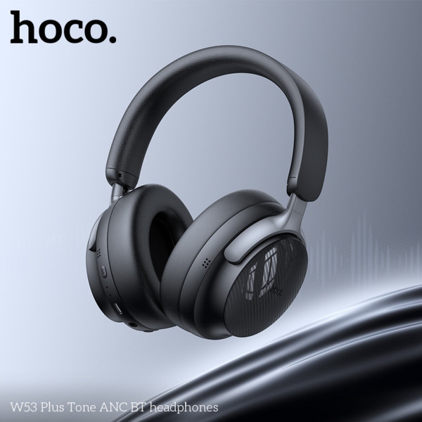 Бездротові навушники HOCO W53 Plus Tone ANC BT headphones Classic Black