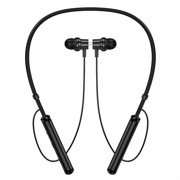 Бездротові спортивні навушники BOROFONE BE72 Sun neck hanging BT earphones Black (6941991124518)