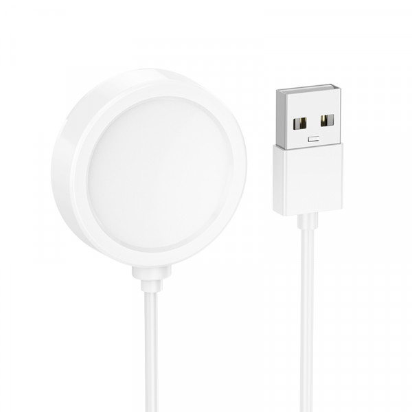 Бездротовий зарядний пристрій для смарт-годинника HOCO Y40 Smart watch charging cable White (6942007672634)