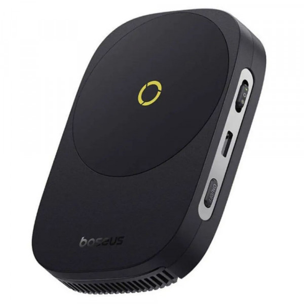 Бездротовий зарядний пристрій з кулером для мобільного Baseus MagPro II Series Ultra-Thin Magnetic Phone Cooler (Basic Edition) Cosmic Black (B10572900121-01)