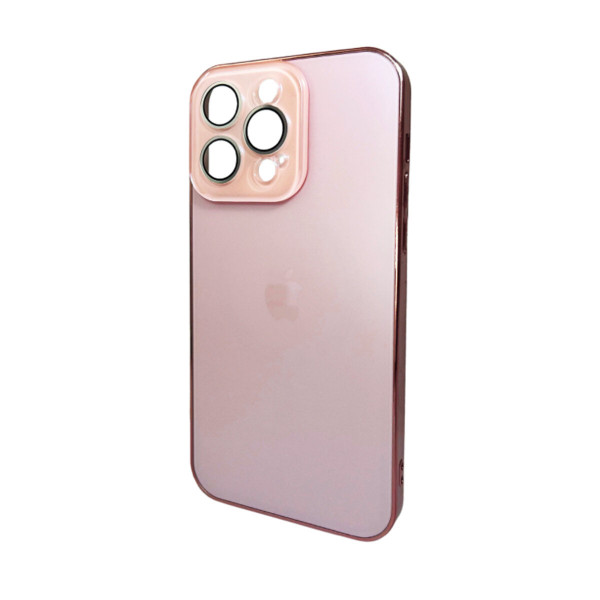 Чохол для смартфона AG Glass Sapphire Frame MagSafe Logo for Apple iPhone 12 Pro Pink