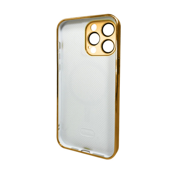 Чохол для смартфона AG Glass Sapphire Frame MagSafe Logo for Apple iPhone 14 Pro Max Gold