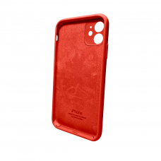 Чохол для смартфона Silicone Full Case AA Camera Protect for Apple iPhone 11 Pro кругл 11,Червоний