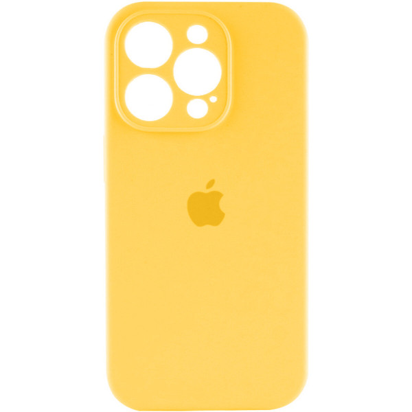 Чохол для смартфона Silicone Full Case AA Camera Protect for Apple iPhone 14 Pro Max 56,Sunny Жовтий