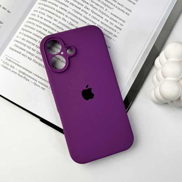 Чохол для смартфона Silicone Full Case AA Camera Protect for Apple iPhone 16 19,Purple