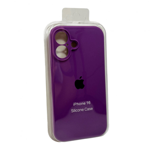 Чохол для смартфона Silicone Full Case AA Camera Protect for Apple iPhone 16 19,Purple