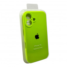 Чохол для смартфона Silicone Full Case AA Camera Protect for Apple iPhone 16 24,Shiny Green
