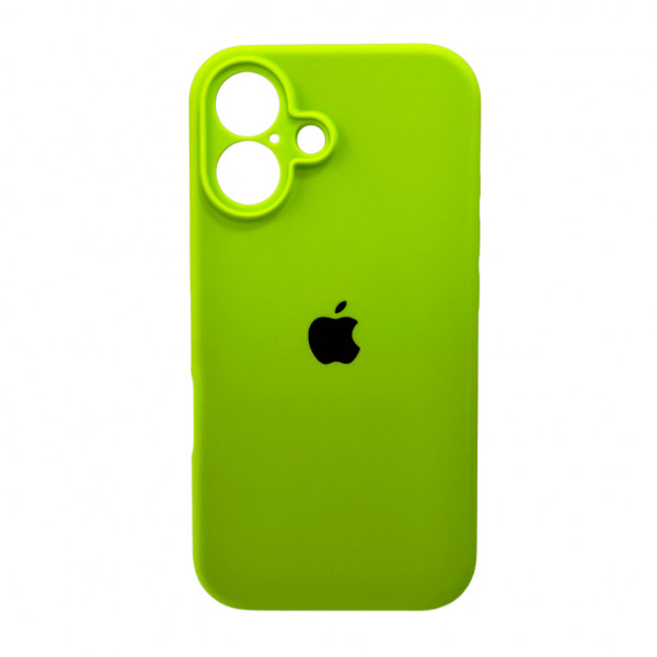 Чохол для смартфона Silicone Full Case AA Camera Protect for Apple iPhone 16 24,Shiny Green