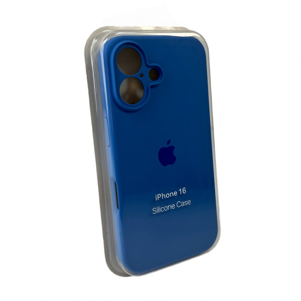 Чохол для смартфона Silicone Full Case AA Camera Protect for Apple iPhone 16 3,Royal Блакитний