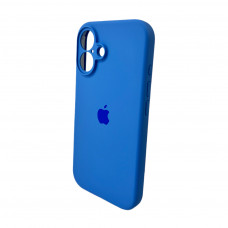Чохол для смартфона Silicone Full Case AA Camera Protect for Apple iPhone 16 3,Royal Блакитний