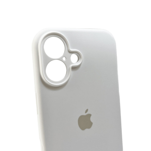 Чохол для смартфона Silicone Full Case AA Camera Protect for Apple iPhone 16 8,Білий