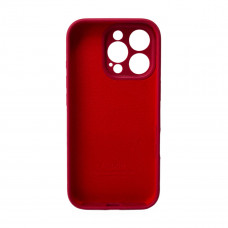 Чохол для смартфона Silicone Full Case AA Camera Protect for Apple iPhone 16 Pro Max 21,Rose Червоний