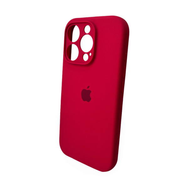 Чохол для смартфона Silicone Full Case AA Camera Protect for Apple iPhone 16 Pro Max 21,Rose Червоний