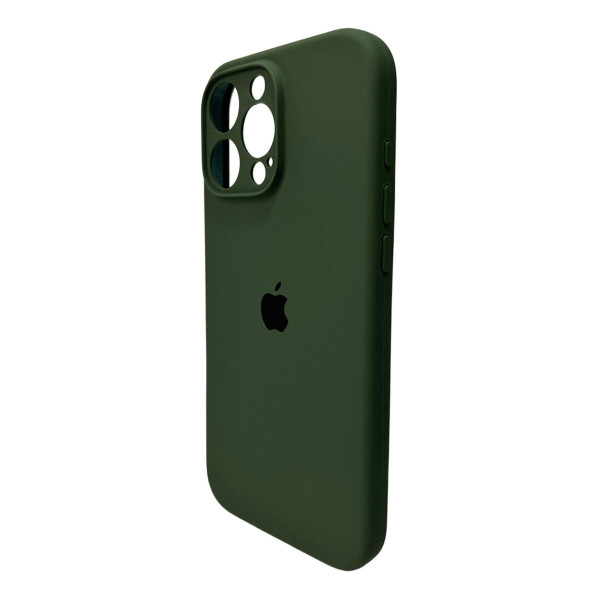 Чохол для смартфона Silicone Full Case AA Camera Protect for Apple iPhone 16 Pro Max 40,Atrovirens