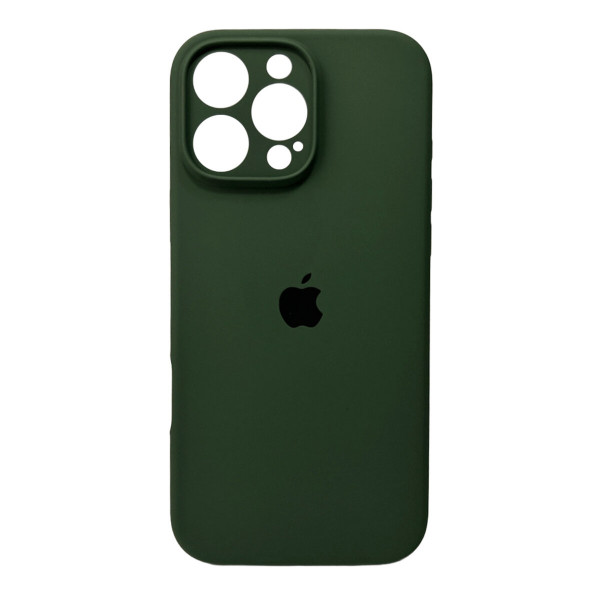 Чохол для смартфона Silicone Full Case AA Camera Protect for Apple iPhone 16 Pro Max 40,Atrovirens