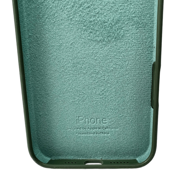 Чохол для смартфона Silicone Full Case AA Camera Protect for Apple iPhone 16 Pro Max 40,Atrovirens
