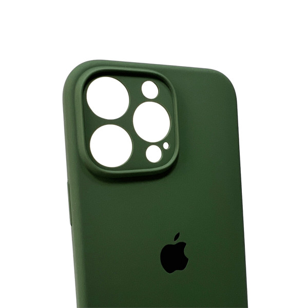 Чохол для смартфона Silicone Full Case AA Camera Protect for Apple iPhone 16 Pro Max 40,Atrovirens