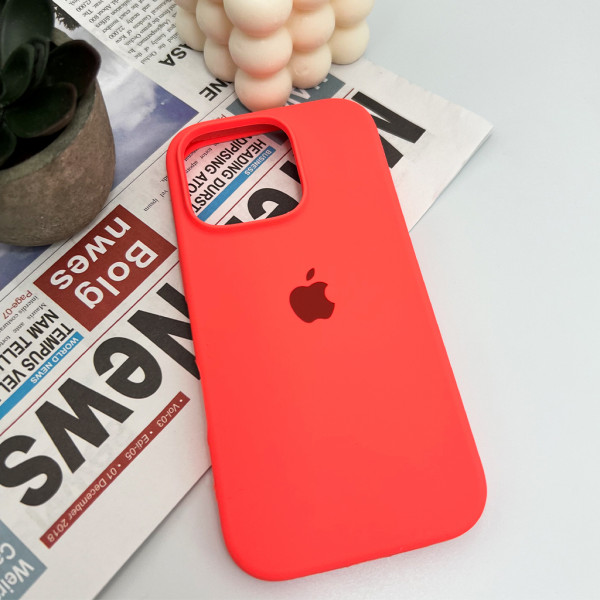 Чохол для смартфона Silicone Full Case AA Open Cam for Apple iPhone 16 Pro Max 43,Berry Red (FullOpenAAi16PM-43)