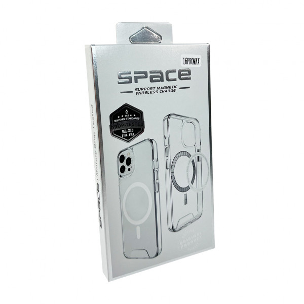 Чохол для смартфона Space Magnetic for Apple iPhone 16 Pro Max Transparent