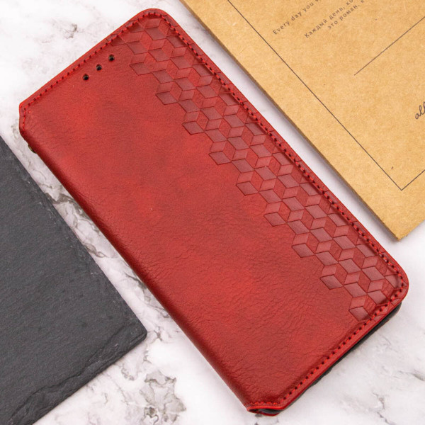 Чохол-книжка для смартфона Rubic Leather for Samsung Galaxy A05s Red
