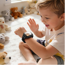 Дитячий смарт-годинник HOCO Y108 4G children phone-watch Black (6942007680936)