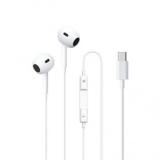 Дротові навушники "REMAX Wired Earphones for Music and Call RM-570/a/i" typec-White (6954851234678)
