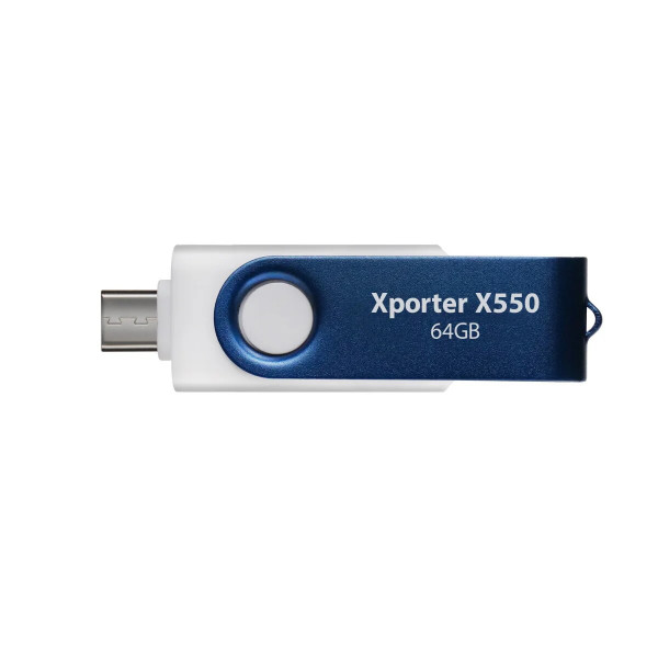 Флеш-накопичувач Patriot USB 3.2 Gen 1 Xporter X550 64GB Type-A+C