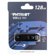 Флеш-накопичувач Patriot USB 3.2 Xporter 3 128GB Black (PSF128GX3B3U)