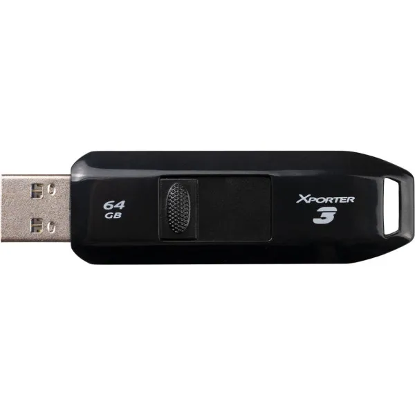 Флеш-накопичувач Patriot USB 3.2 Xporter 3 64GB Black (PSF64GX3B3U)