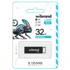 Флеш-накопичувач Wibrand USB 2.0 Chameleon 32Gb Black (WI2.0/CH32U6B)